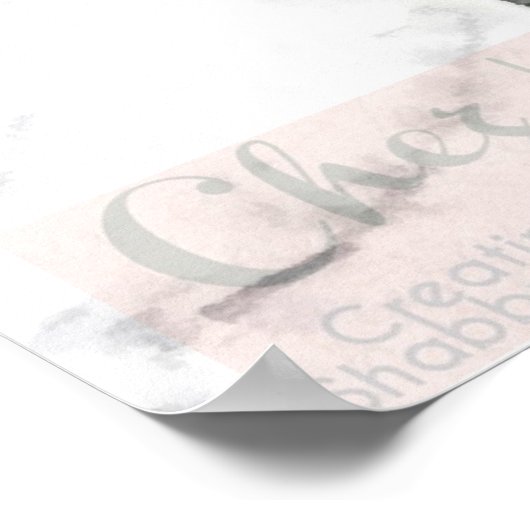 Winterlicht Poster (Ecke)