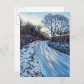 Winterlicht Postkarte (Vorne/Hinten)