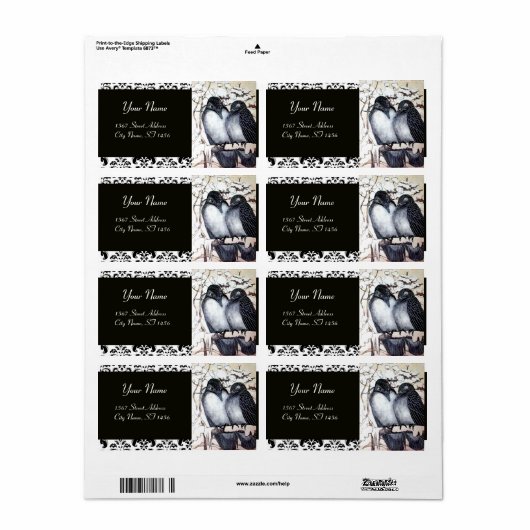 WINTERLIEBE VÖGEL, Damaskus (Vorne)