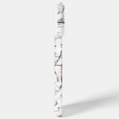 WINTERLIEBE VÖGEL IM SCHNEE Schwarz-Weiß Zeichnend Case-Mate iPhone Hülle (Rückseite / Rechts)