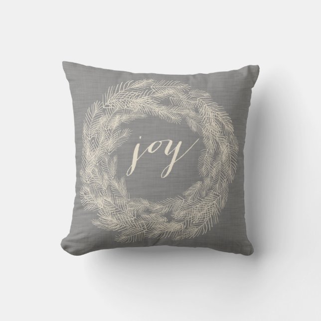 WINTERLINIE DRUCKEN | JOY STYLISH HOLIDAY PILLOW KISSEN (Vorderseite)