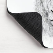 Winterlion (bw. mousepad (Ecke)