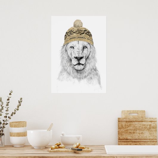Winterlion Poster (Küche)