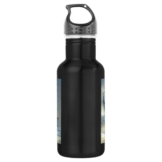 Winterlodge Edelstahlflasche (Rückseite)