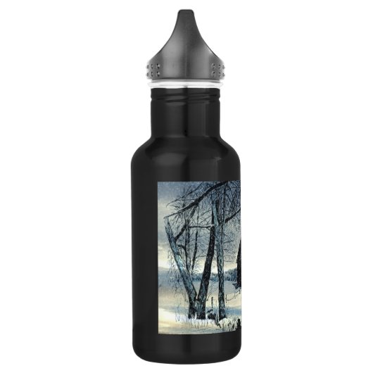 Winterlodge Edelstahlflasche (Links)