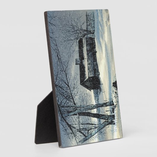 Winterlodge Fotoplatte (Seite)