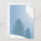 Winterlovebirds-Feiertags-Karte Feiertagskarte (Rückseite)