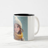 Wintermädchen Tasse (VorderseiteRechts)