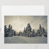 Wintermagie Briefpapier (Vorne/Hinten)