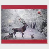 Wintermagie Geschenkpapier (Flach)