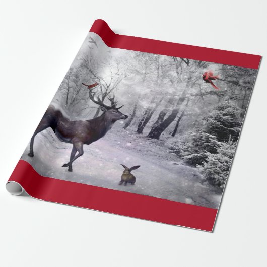 Wintermagie Geschenkpapier (Ungerollt)