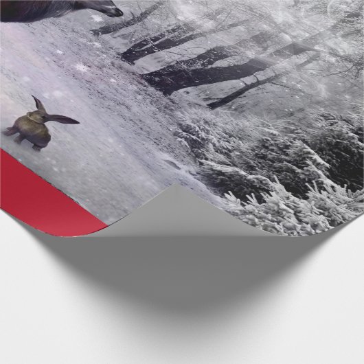 Wintermagie Geschenkpapier (Ecke)