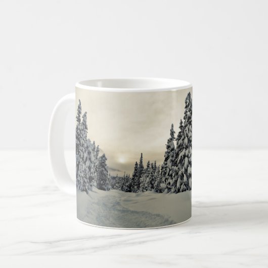 Wintermagie Kaffeetasse (Vorderseite Links)