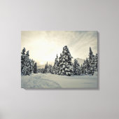 Wintermagie Leinwanddruck (Vorderseite)