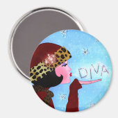 "Wintermagie" Magnet (Vorderseite/Rückseite)