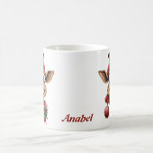 Wintermagie mit niedlicher Cartoon-Giraffe Kaffeetasse (Mittel)