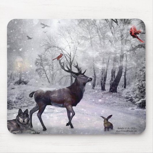 Wintermagie Mousepad (Vorne)