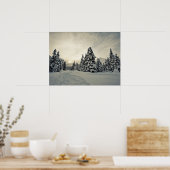 Wintermagie Poster (Küche)