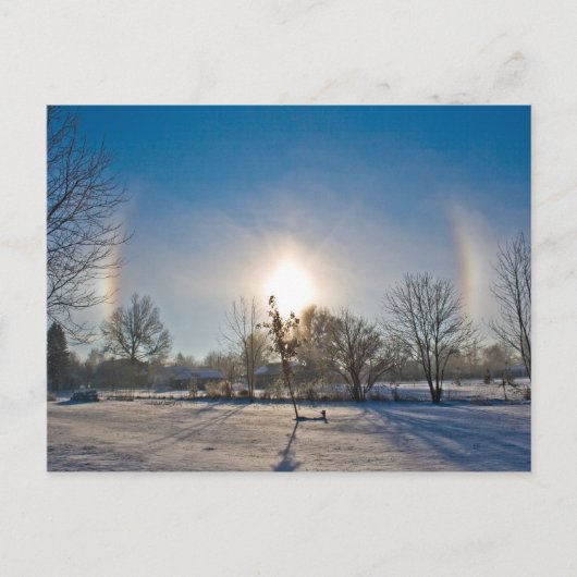 Wintermagie Postkarte (Vorderseite)