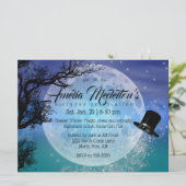 Wintermagie Weihnachten Einladung (Stehend Vorderseite)