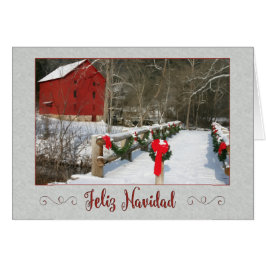 Wintermalerei Navidad