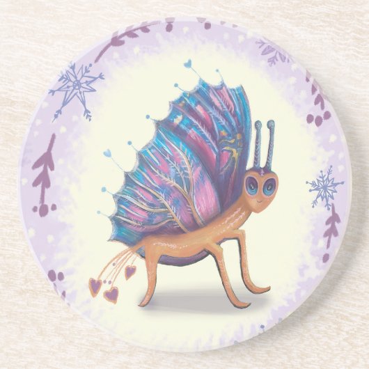 Wintermärchen Getränkeuntersetzer (Vorne)