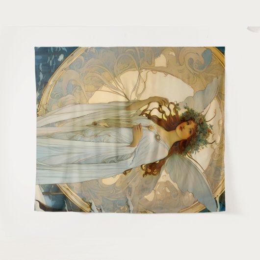 Wintermärchen - künstlerisch wandteppich (Vorderseite (Horizontal))