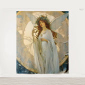 Wintermärchen - künstlerisch wandteppich (Vorderseite)