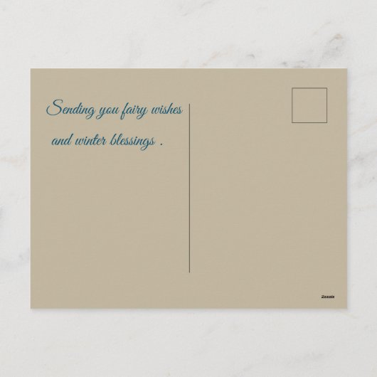 Wintermärchen - Künstliche Postkarte (Rückseite)