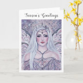 Wintermärchen mit Grußkarten von Renee Karte (Gelbe Blume)