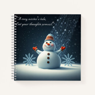 Wintermärchen-Notebook Notizblock