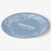 Wintermärchen. Pappteller (Schrägansicht)