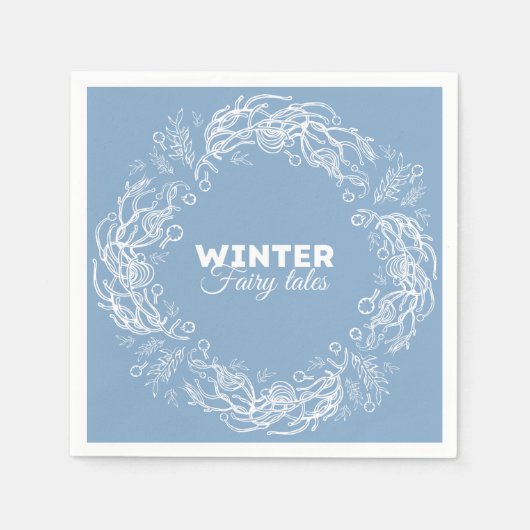 Wintermärchen. Serviette (Vorderseite)