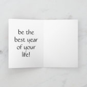 Wintermärchenland, ist es das beste Jahr Karte (Innenseite)