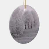 Wintermärchenland Keramik Ornament (Rechts)