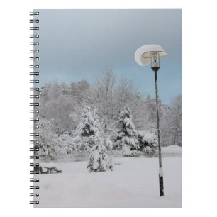 Wintermärchenland Notizblock