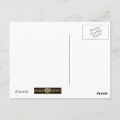 Wintermärchenlandpostkarte horizontal postkarte (Rückseite)