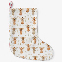 Wintermärchenneutraler Weihnachtsweihnachtsbaum fü Kleiner Weihnachtsstrumpf