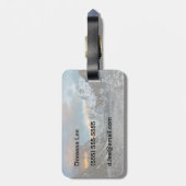 Wintermarke Gepäckanhänger (Rückseite vertikal)