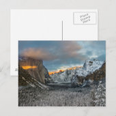 Wintermarke Postkarte (Vorne/Hinten)