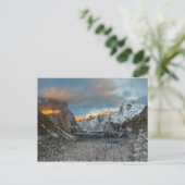 Wintermarke Postkarte (Stehend Vorderseite)