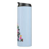 Wintermarkt 10 farbenfroher Weihnachtsbaum Thermosbecher (Nach rechts gedreht)