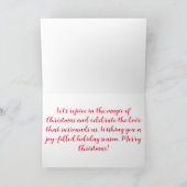 "Wintermarktfeste" Karte (Innenseite)