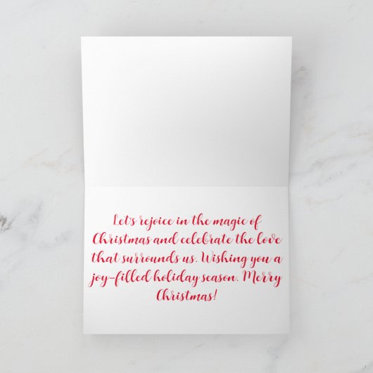 "Wintermarktfeste" Karte (Innenseite)