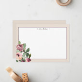 Wintermarsala Blumenbeete Karte (Vorderseite/Rückseite Beispiel)