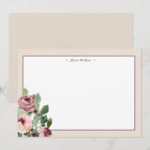 Wintermarsala Blumenbeete Karte (Vorne/Hinten)