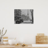 Wintermärsche in Paris Poster (Küche)