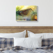 Wintermauer Leinwanddruck (Insitu (Schlafzimmer))