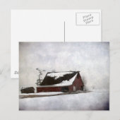 Wintermauer Postkarte (Vorne/Hinten)