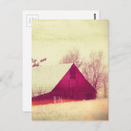 Wintermauer Postkarte (Vorne/Hinten)